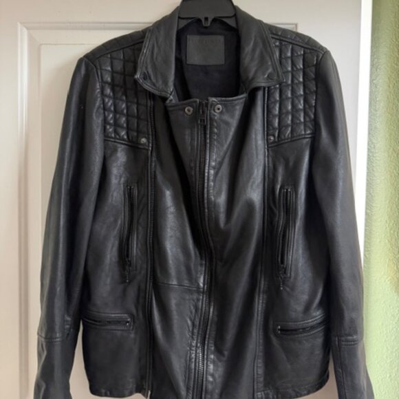 All Saints Catch Biker Jacket - Men's Large - Picture 5 of 5